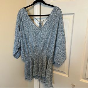 Chic Soul Peplum Blouse